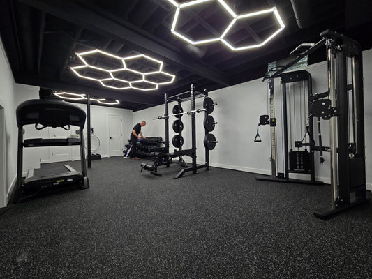 A Basement Home Gym in West Bloomfield
