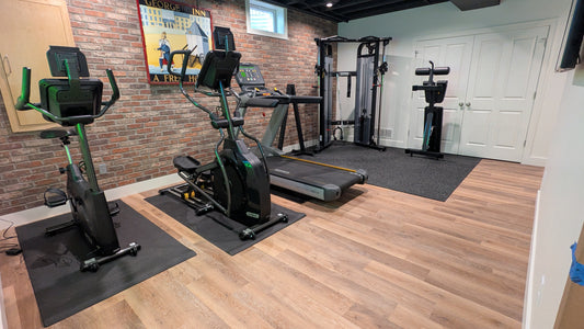 Home Gym of the Week: A Done-For-You Basement Home Gym in Ann Arbor