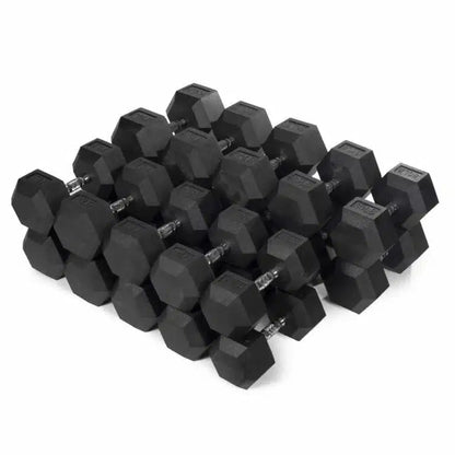 Rubber Hex Dumbbell – Set