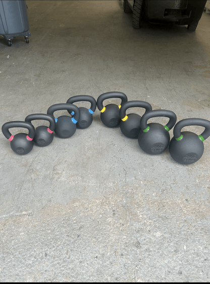 Premium Powder Coat Kettlebell – Set